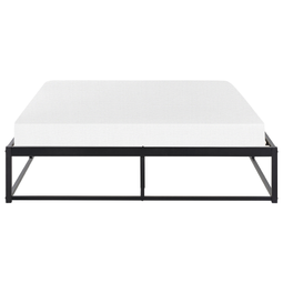 Beliani VIRY - Tweepersoonsbed - Zwart - 140 x 200 cm - Metaal