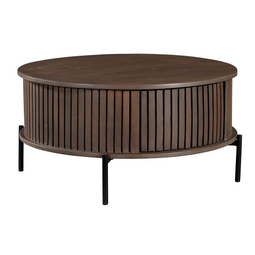 Mangoe Salontafel Madison Walnoot | Rond