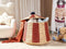 Beliani KIMBERLEY - Mand - Beige/Rood - Waterhyacint