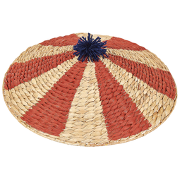 Beliani KIMBERLEY - Mand - Beige/Rood - Waterhyacint