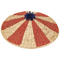 Beliani KIMBERLEY - Mand - Beige/Rood - Waterhyacint