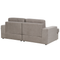 Beliani ALLA - Driezitsbank - Taupe - Polyester