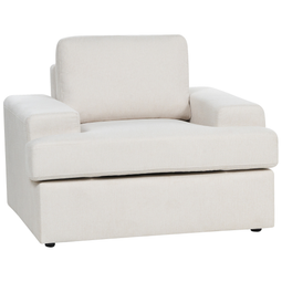 Beliani ALLA - Fauteuil set van 2 - Lichtbeige - Polyester