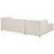 Beliani LAXA - Hoekbank 4-zits - Lichtbeige - Rechtszijdig - Polyester