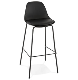 Alterego Cookie - Bar Stool - Black Industrial Style - 44.5x44.5x95.5cm