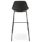 Alterego Cookie - Bar Stool - Black Industrial Style - 44.5x44.5x95.5cm
