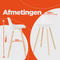 Alterego Tatsu - White Bar Stool - Natural Wooden Legs - 49x49x99cm