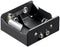 Goobay 2x battery holder - push button