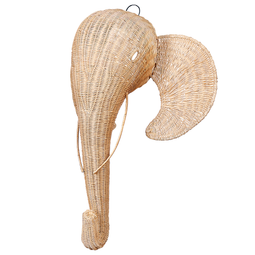 Beliani GRUNEY - Wanddecoratie - Licht - Rotan