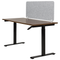 Beliani SPLIT - Bureauscherm - Grijs - 50 x 130 cm - Polyester