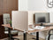 Beliani SPLIT - Bureauscherm - Beige - 50 x 80 cm - Polyester
