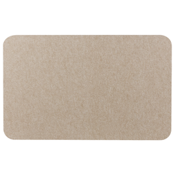 Beliani SPLIT - Bureauscherm - Beige - 50 x 80 cm - Polyester