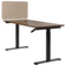 Beliani SPLIT - Bureauscherm - Beige - 50 x 80 cm - Polyester