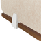 Beliani SPLIT - Bureauscherm - Beige - 50 x 80 cm - Polyester