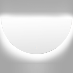 Beliani LOUE - Wandspiegel met LED - Zilver - 50 x 100 cm - Glas
