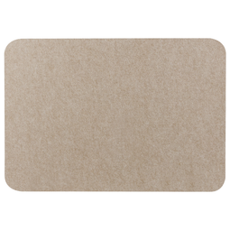 Beliani SPLIT - Bureauscherm - Beige - 72 x 50 cm - Polyester