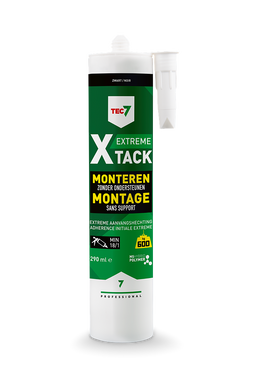 Tec7 X-Tack patroon Snelle montagekit 290ml Zwart - 534515000 - 534515000