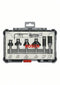 Bosch Accessoires 8-delige gemengde freesset - schachtdiameter 6 mm - 2607017468
