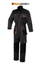 Beta BetaWORK Werk overall in T/C canvas, 260 g/m², Oxford inzetstukken, grijs 7905E S | op=op