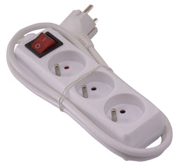 I-Watts Blok van 3 stopcontacten | 3G*1.0MM + INTERR - I-B3PI - I-B3PI