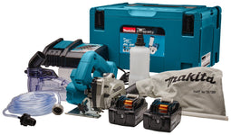 Makita DCC501RTJ Diamantsnijder nat en droog | 18V | 125 mm | 2 x 5.0 Ah accu + snellader | In Mbox