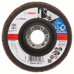 Bosch Accessoires 1 Lamellenschijf 115 X571, Best for Metal recht, 120 - 2608607325