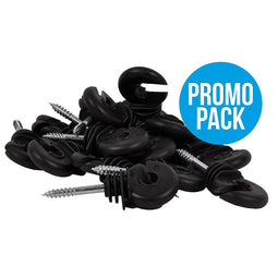 Gallagher Promopack Schroef-ringisolator zwart - 071074 071074
