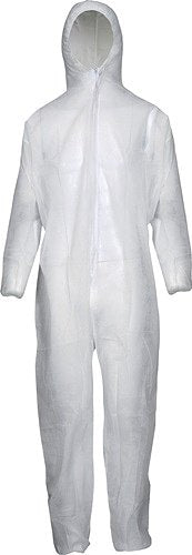 Asatex Wegwerpoverall | maat XL | wit | PSA-categorie I | 1 stuk - PP-1L/XL PP-1L/XL