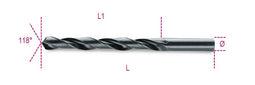 Beta Spiraalboren, korte uitvoering HSS gewalst 410AS 3/16 - 004100379