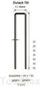 Dutack 11.1 mm nieten | 30mm | 10.000 stuks - 5056040