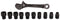 Makita Accessoires verstelbare moersleutel/pijptang/ratel | 6-GL | 14-delige set - B-65458