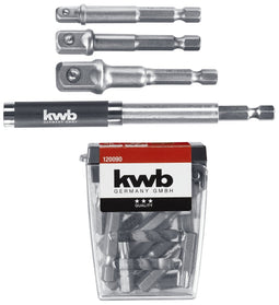 KWB Bit-set | 23-delig | + dop adapter - 120090 120090