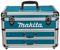 Makita Accessoires Koffer aluminium blauw voor boor-/schroefmachine DF488D - 196626-5 196626-5