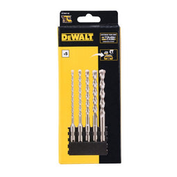 DeWalt Accessoires Houder + SDS Plus | 5 stuks | 5x160 mm x1, 6x160 mm x1, 8x160 mm x1, 10x160 mm