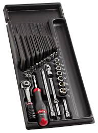 Facom module 1/4” 6-kant doppen - inbussleutels en bits - inch - MOD.R161-1U