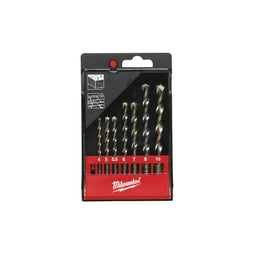 Milwaukee Accessoires Betonboren set in kunststof cassette (8-delig): ? 3 / 4 / 5 / 6 / 7 / 8 / 9 /
