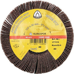 Klingspor Haakse lamellenslijper | 60 bruin | d.125xB20 mm | M14 | 1 stuk - 277019 277019