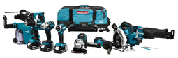 Makita DLX8026TW1 18V Combiset voor (slag)schroeven, (klop)boren, slijpen, zagen en monteren met