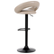 Beliani PEORIA II - Barkruk set van 2 - Lichtbeige - Kunstleer