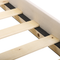 Beliani TEENIE - Eenpersoonsbed - Beige - 90x200 - Fluweel