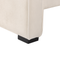 Beliani TEENIE - Eenpersoonsbed - Beige - 90x200 - Fluweel