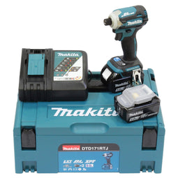 Makita DTD171RTJ 18V Slagschroevendraaier | Inclusief accu's en lader, in Mbox
