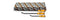 Beta 3-delige set koevoeten met gebogen uiteinde (art. 965) 965/S3 - 009650019