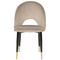 Beliani MAGALIA - Eetkamerstoelen set - Roze - Fluweel