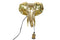 Homestylingshop Wandlamp olifant goud polystone 33 cm