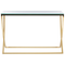 Beliani RINGGOLD - Consoletafel - Goud - Glas