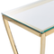 Beliani RINGGOLD - Consoletafel - Goud - Glas