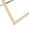 Beliani RINGGOLD - Consoletafel - Goud - Glas