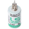 SAFT LS142502PF lithium battery, size 1/2 AA with printed flags
