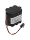Battery pack NiMH 12V 2200mAh with 120mm cable and plug replaces roma roller shutters 12V 1500mAh